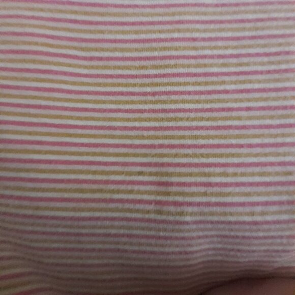 GAP Body Women's Small Vintage Y2K Pink White Stripe Spaghetti Strap Cami Dress - Picture 12 of 16